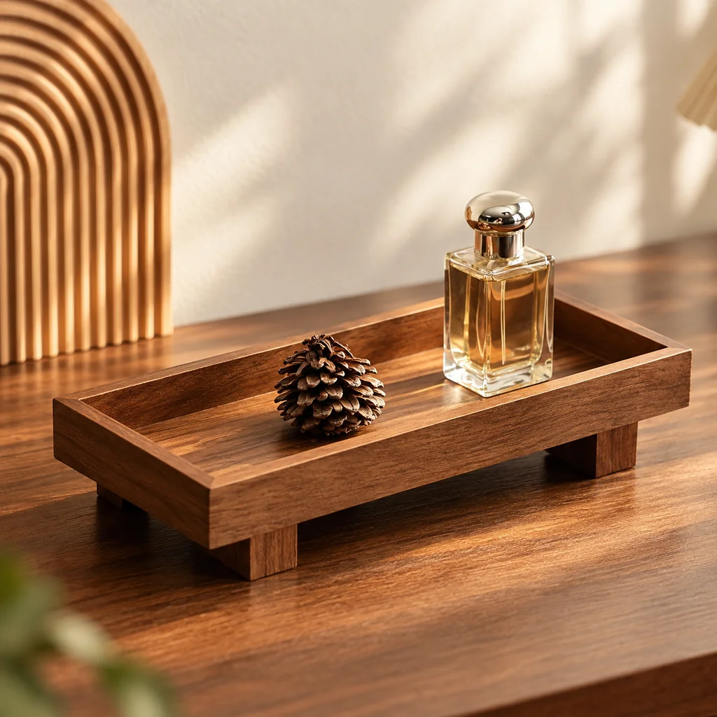 Oak Wood Serving Tray | Natural Table & Home Display