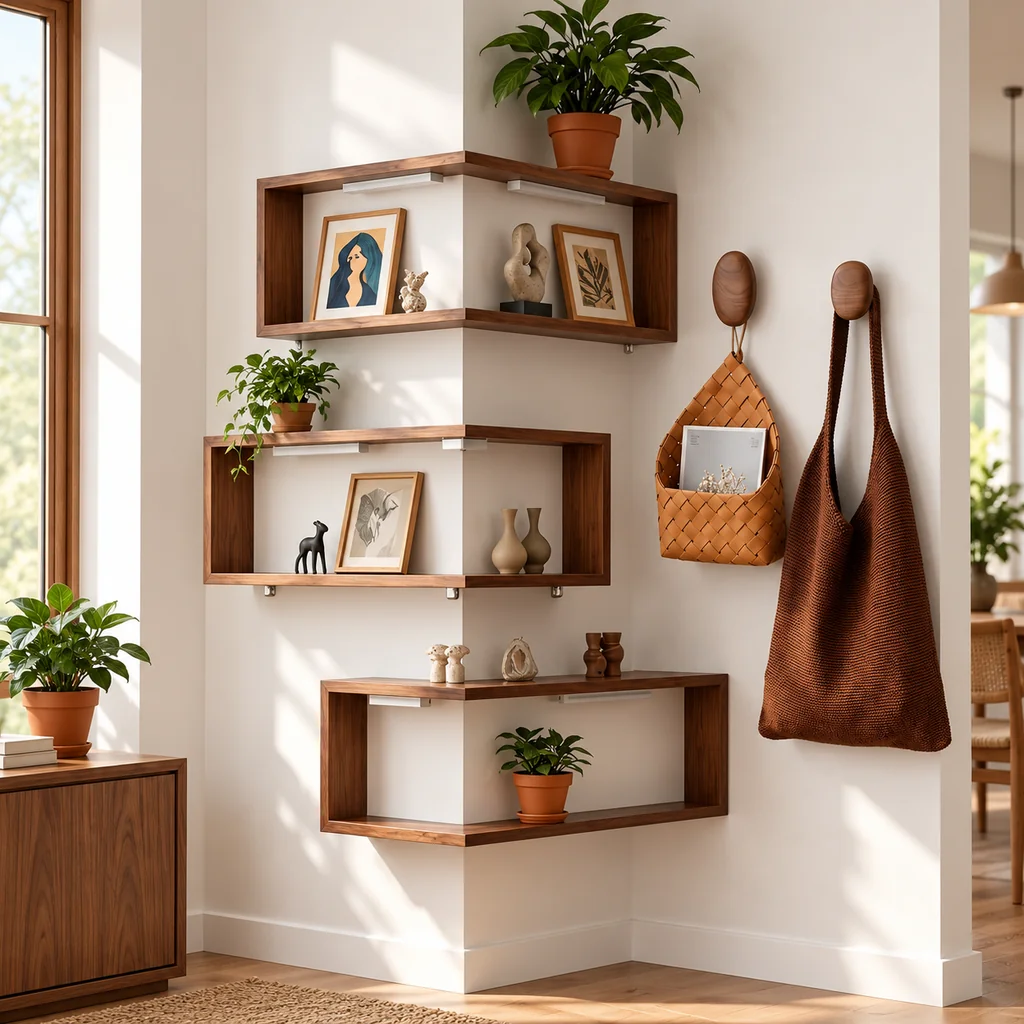 Natural Timber Home Decor Set | Oak & Origin Accent Pair